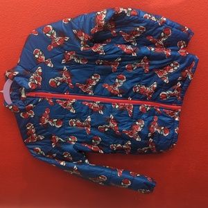 Disney Lightweight Puffer Spiderman Jacket